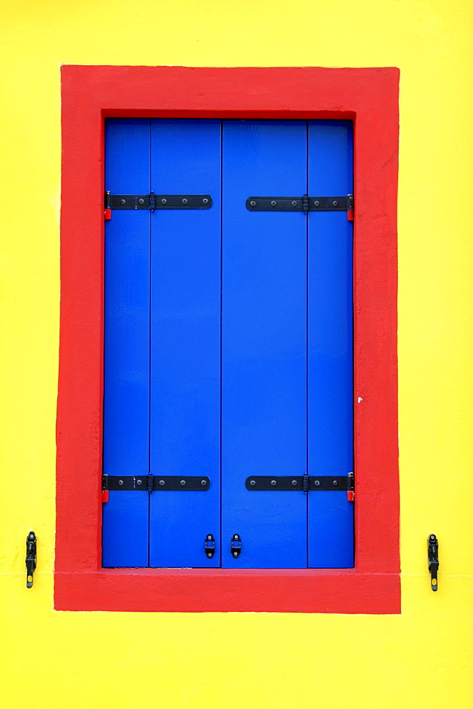 Window, Burano, Island of Burano, Venice, Venetia, Italy