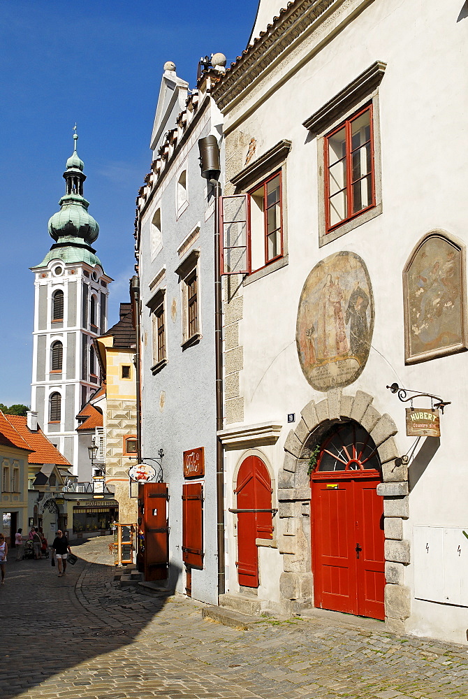 Historic centre of Cesky Kralove, Krumau, Unesco World Heritage Site, South Bohemia, Czech Republic, Czechia, Europe