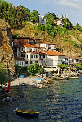 Kaneo on Lake Ohrid, UNESCO World Heritage Site, Macedonia, FYROM, Former Yugoslav Republic of Macedonia, Europe