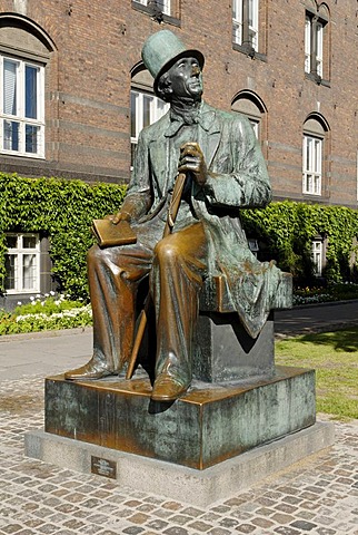 Hans Christian Anderson Memorial, Copenhagen, Denmark, Scandinavia, Europe