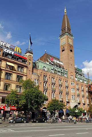 Hotel Palace on the Town Hall square, Radhus Pladsen, Copenhagen, Denmark, Scandinavia, Europe