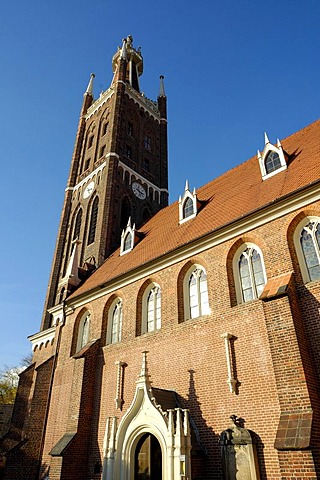 UNESCO World Heritage Site, Garden Dessau-Woerlitz, St. Petri church Woerlitz, Saxony-Anhalt, Germany