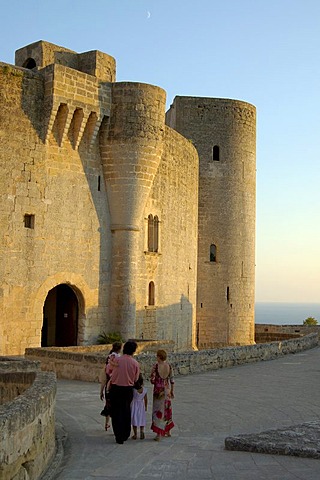 Castell de Bellver (Castle over Palma), Palma de Majorca, Majorca, Spain