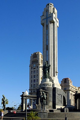 Monumento de los Caidos, Plaza Espana, Santa Cruz, Tenerife, Canary Islands, Spain