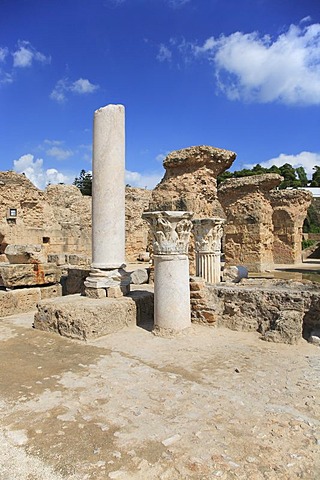 Ruins of Carthage, (Antoninus-Pius-Thermen), Carthage, Tunisia