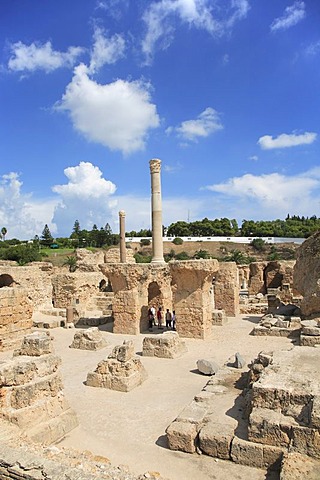 Ruins of Carthage, (Antoninus-Pius-Thermen), Carthage, Tunisia