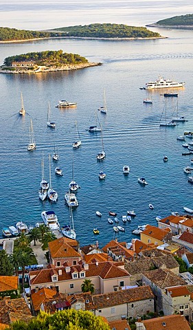 Harbour of Hvar, Island Hvar, Dalmatia, Croatia