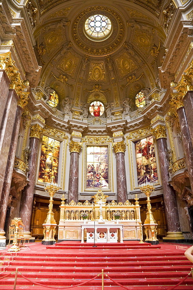 Altar in the Berlin cathedral, Berlin, Germany