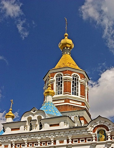 Church of Holy Nicolai, second oldest Church of Omsk, Omsk at the Rivers of Irtisch and Omka, Omsk, Sibiria, Russia, GUS, Europe,