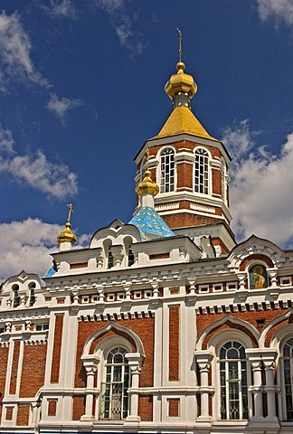 Church of Holy Nicolai, second oldest Church of Omsk, Omsk at the Rivers of Irtisch and Omka, Omsk, Sibiria, Russia, GUS, Europe,