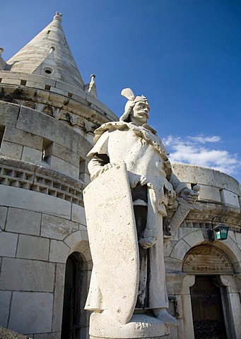 Fisherman's Bastion, Budapest, Hungary, Southeast Europe, Europe,