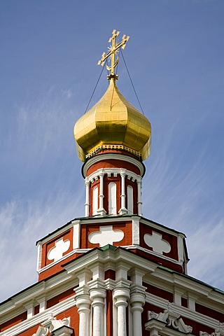 New Maiden Monastery Tower of the Mary's dead Cathedral, Moscow, Russia, East Europe, Europe