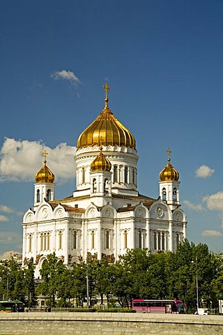 Christ the Savior Cathedral Moscow, Russia, East Europe, Europe