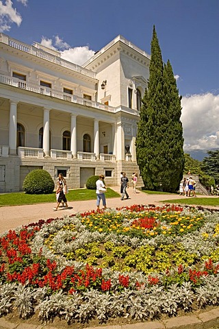 Park and Garden of Livadija Palace, Livadija Palace, Summer Jalta, Crimea, Ukraine, South-Easteurope, Europe,