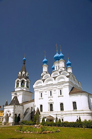 Towers of the Mary annunciation convent, Murom, Russia