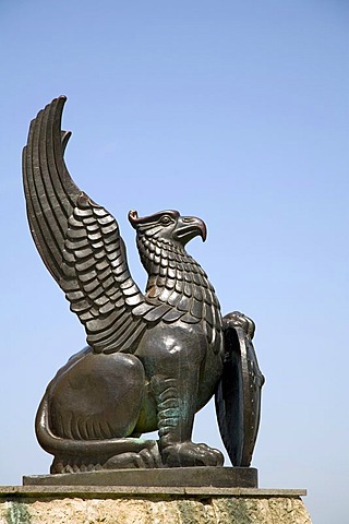 Griffin statue, Murom, Russia