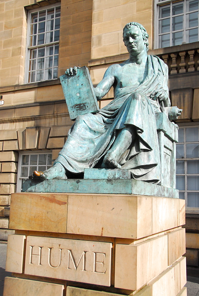 Monument for David Hume, Edinburgh, Scotland