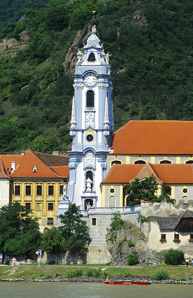 Village Duernstein at Danube River, Austria, Lower Austria, Wachau Region