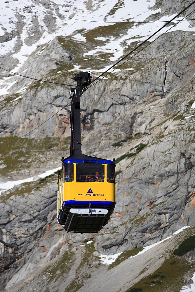 Cable car on Peak of Dachstein, Austria, Styria, Ramsau