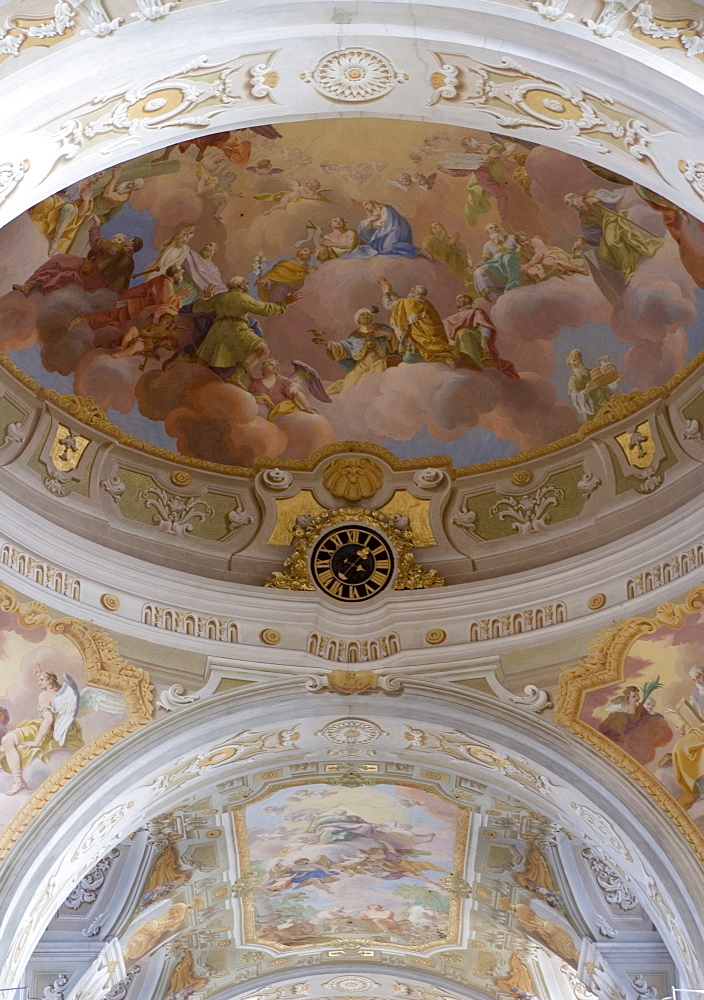 Fresco Paiting, Church of Pilgrim Sonntagberg, Austria, Lower Austria, Mostviertel Region