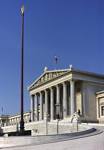 Parliament in Vienna, Austria, Europe