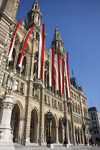 Town hall in Vienna, Austria, Europe