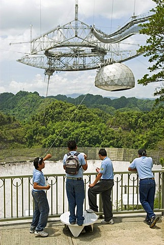 Radio telescope of Arecibo, Puerto Rico