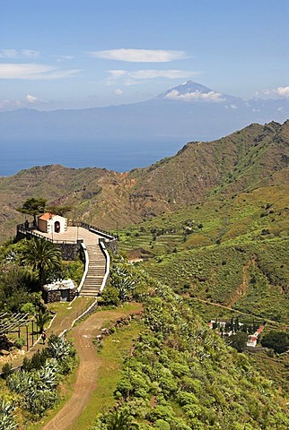 Chapel Ermita de San Juan, Hermigua village, La Gomera Island, Canary Islands, Spain, Europe