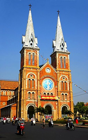 Catholic cathedral Notre Dame, Ho Chi Minh City, Saigon, Viet Nam