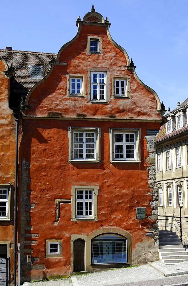 Widmanhaus, town archive, Schwaebisch Hall, Baden-Wuerttemberg, Germany