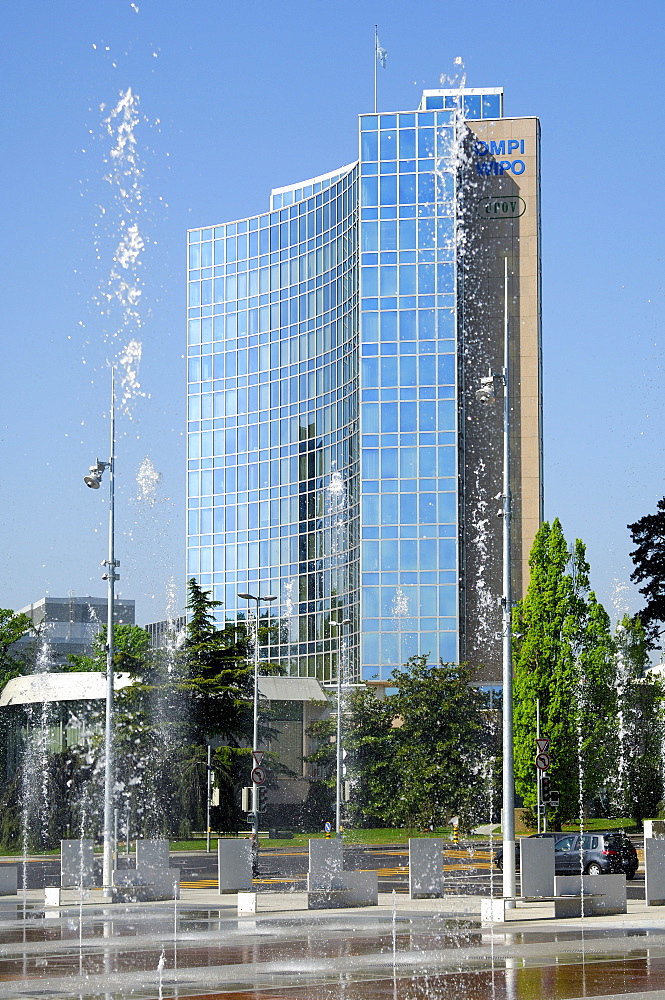 Headquarters of WIPO, UPOV, Square of Nations, Place des Nations, Geneva, Switzerland