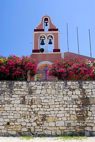 Belfry, Fiscardo, Kefalonia, Ionian Islands, Greece