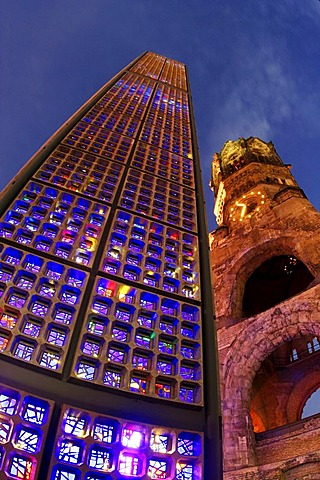 Kaiser-Wilhelm-Gedaechtniskirche (Kaiser Wilhelm Memorial Church), Berlin, Germany