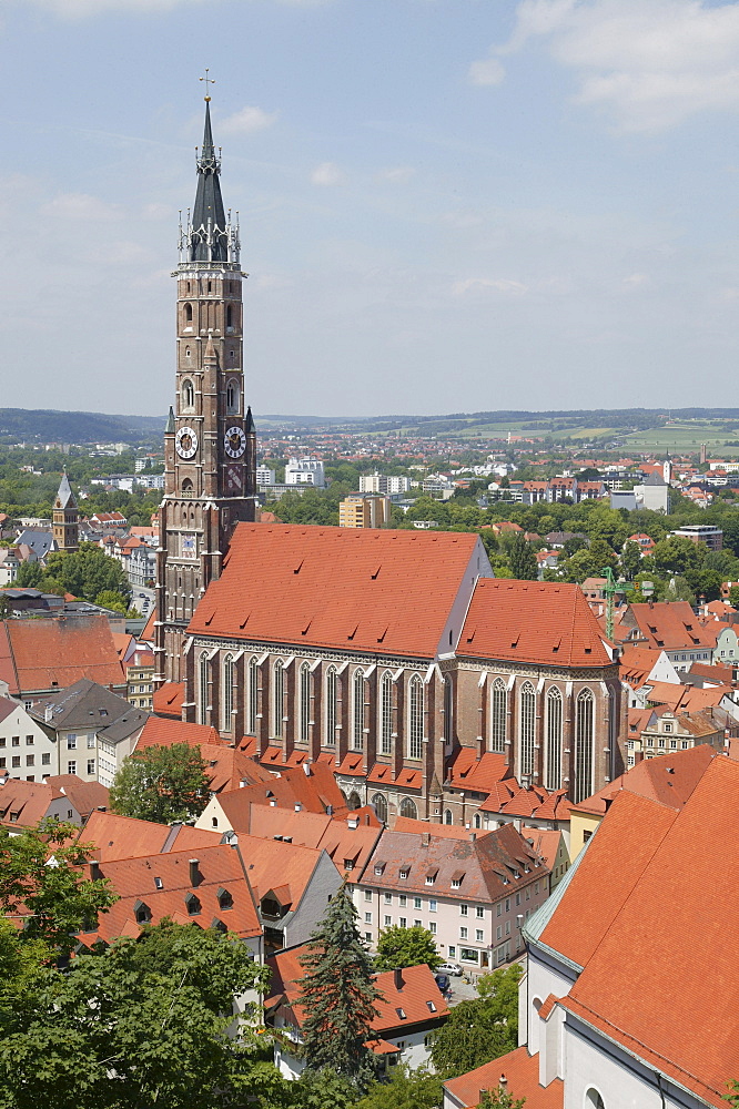 St. Martin church, Landshut, Lower Bavaria, Bavaria, Germany