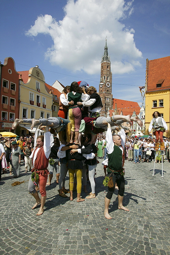 Landshut Wedding historical pageant, Landshut, Lower Bavaria, Bavaria, Germany, Europe