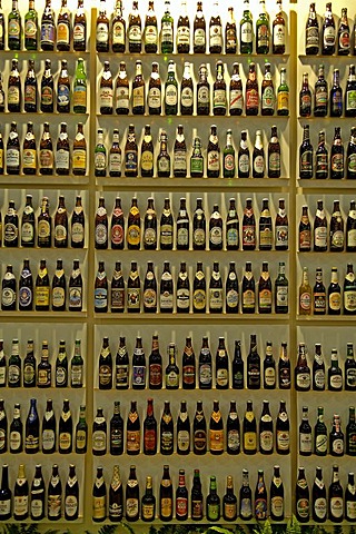 Different kinds of beer on green week, berlin germany