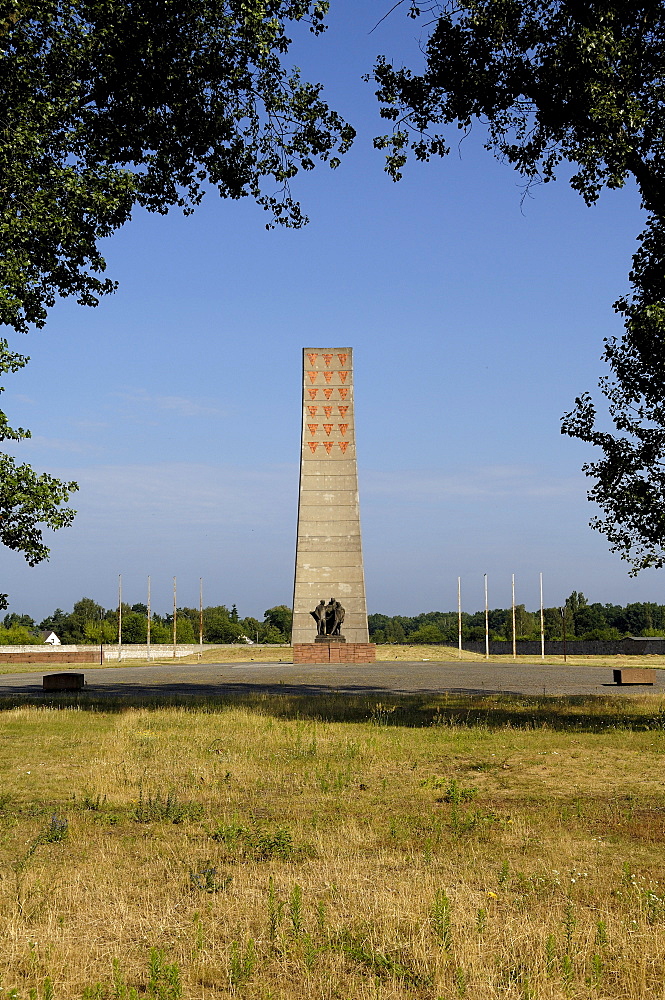 Memorial in concentration camp sachsenhausen, germany