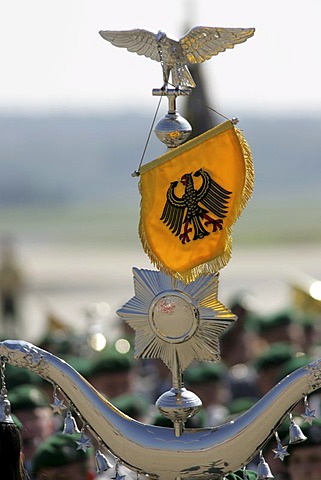 Wachbataillon (Guard battalion) of the German Bundeswehr, airport Cologne-Bonn, North Rhine Westphalia, Germany