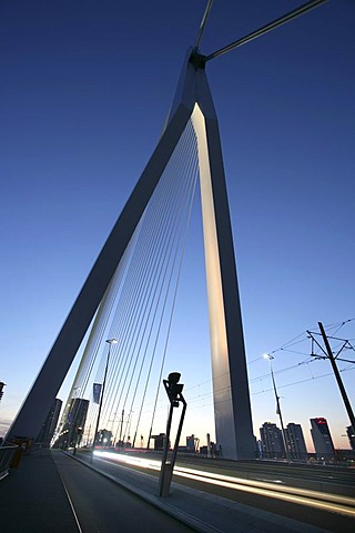 Erasmusbruk, Bridge across the Nieuwe Maas, Rotterdam, Netherlands