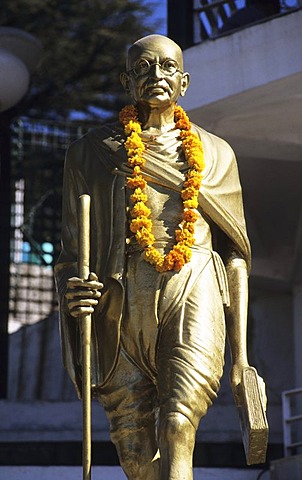 Gandhi statue, Shimla, Himachal Pradesh, India