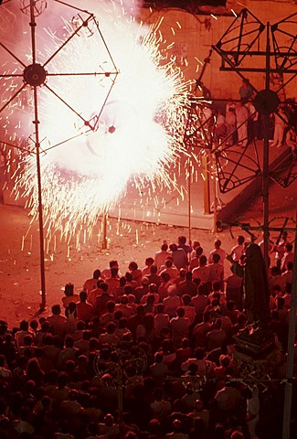 Festa, Fireworks in Tarxien, Malta