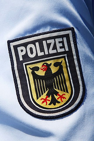 Police insignia on a shirt