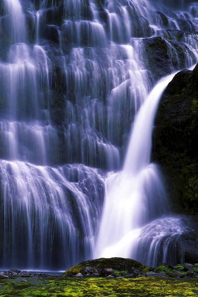 Dynjandi Waterfall, Iceland, Atlantic Ocean