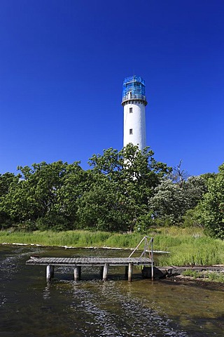 Langer Erik Lighthouse on Oelands northernmost headland, Oeland, Kalmar County, Sweden, Scandinavia, Europe