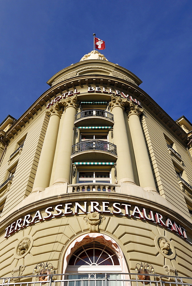 Bern - Bellevue Palace hotel - Switzerland, Europe.