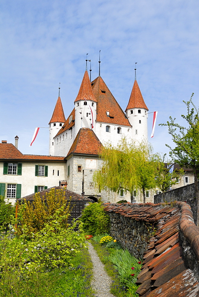 Thun Castle, Thun, Canton of Berne, Switzerland, Europe