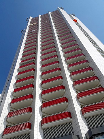 Winter garden skyscraper in Leipzig, Germany