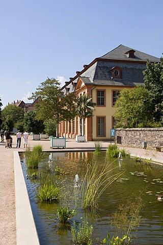 Orangery and park, Darmstadt, Hesse, Germany