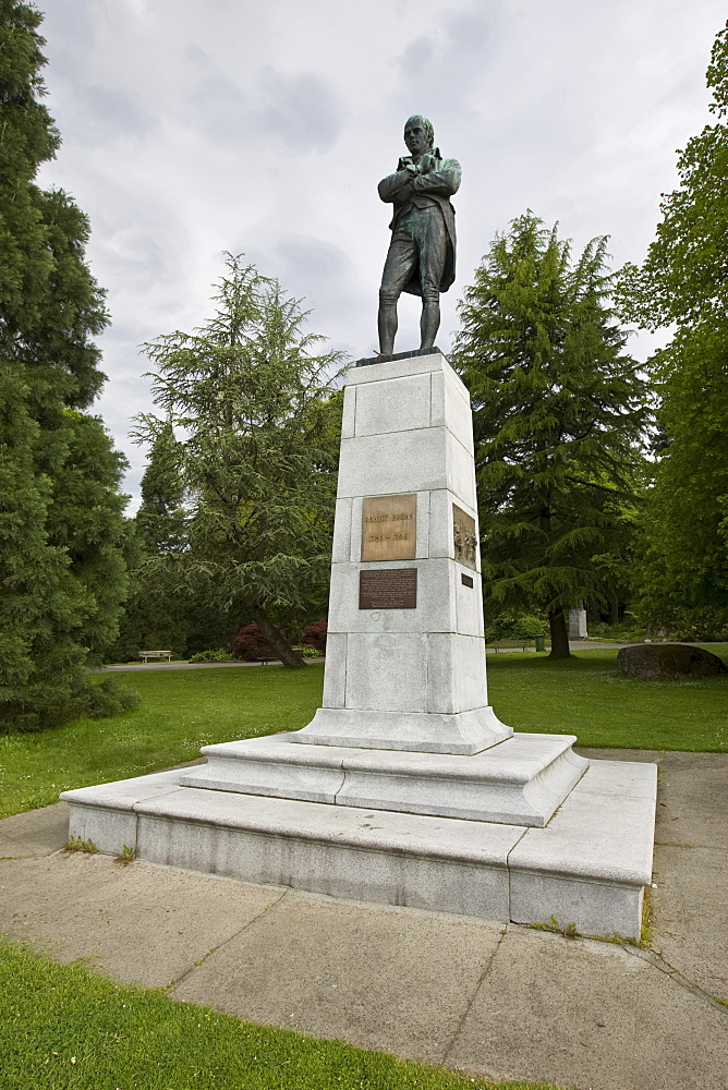 Robert Burns Memorial in Stanley Park, Vancouver, British Columbia, Canada, North America