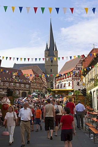 Vine festival in Zeil am Main - Franconia - Germany